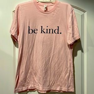 Size large bella canvas, pink, short sleeve T-shirt